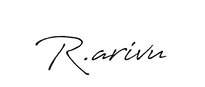 Also You can easily find your signature by using the search form. We will create R.arivu name handwritten signature images for you free of cost using Antro_Vectra_Bolder sign style. R.arivu signature style 7 images and pictures png