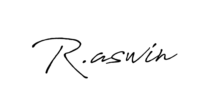 You should practise on your own different ways (Antro_Vectra_Bolder) to write your name (R.aswin) in signature. don't let someone else do it for you. R.aswin signature style 7 images and pictures png