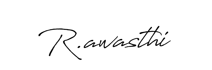 Use a signature maker to create a handwritten signature online. With this signature software, you can design (Antro_Vectra_Bolder) your own signature for name R.awasthi. R.awasthi signature style 7 images and pictures png