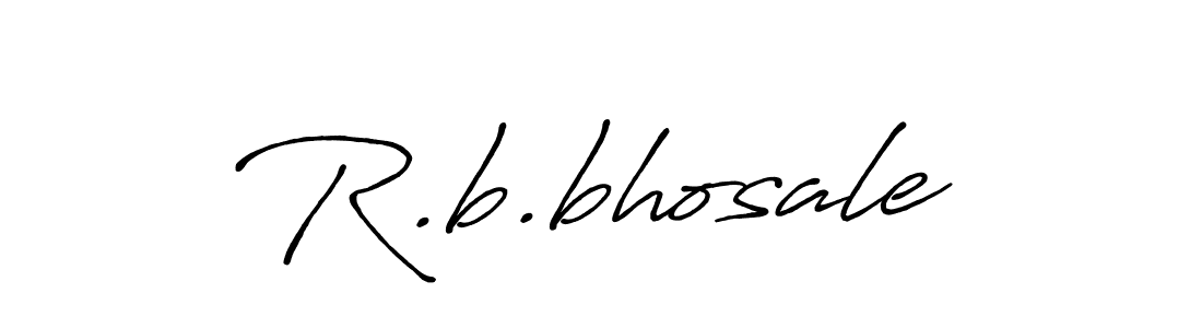 R.b.bhosale stylish signature style. Best Handwritten Sign (Antro_Vectra_Bolder) for my name. Handwritten Signature Collection Ideas for my name R.b.bhosale. R.b.bhosale signature style 7 images and pictures png