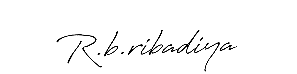 Here are the top 10 professional signature styles for the name R.b.ribadiya. These are the best autograph styles you can use for your name. R.b.ribadiya signature style 7 images and pictures png