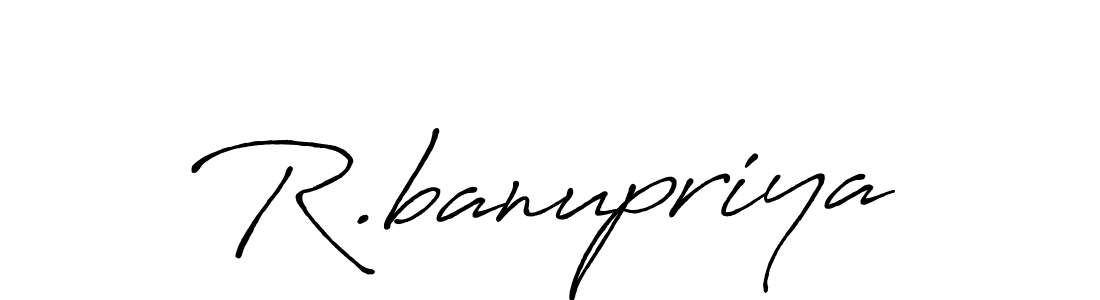 The best way (Antro_Vectra_Bolder) to make a short signature is to pick only two or three words in your name. The name R.banupriya include a total of six letters. For converting this name. R.banupriya signature style 7 images and pictures png