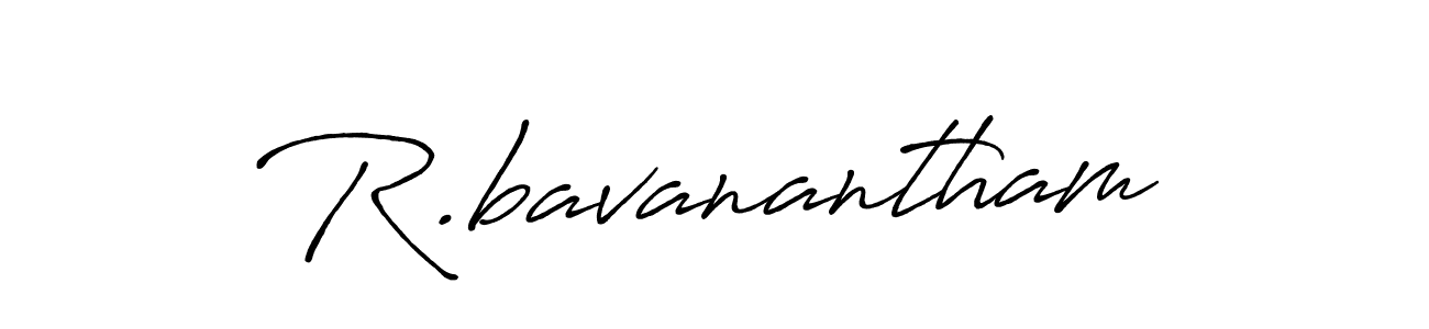 How to make R.bavanantham signature? Antro_Vectra_Bolder is a professional autograph style. Create handwritten signature for R.bavanantham name. R.bavanantham signature style 7 images and pictures png