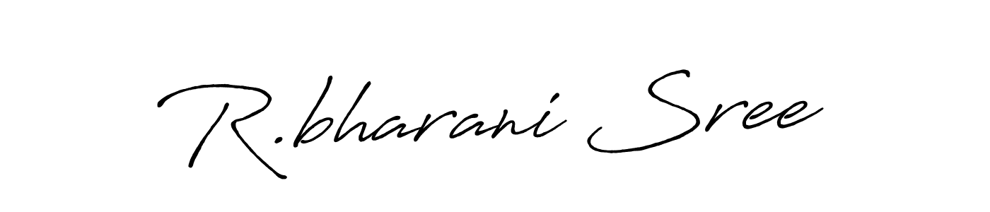 Design your own signature with our free online signature maker. With this signature software, you can create a handwritten (Antro_Vectra_Bolder) signature for name R.bharani Sree. R.bharani Sree signature style 7 images and pictures png