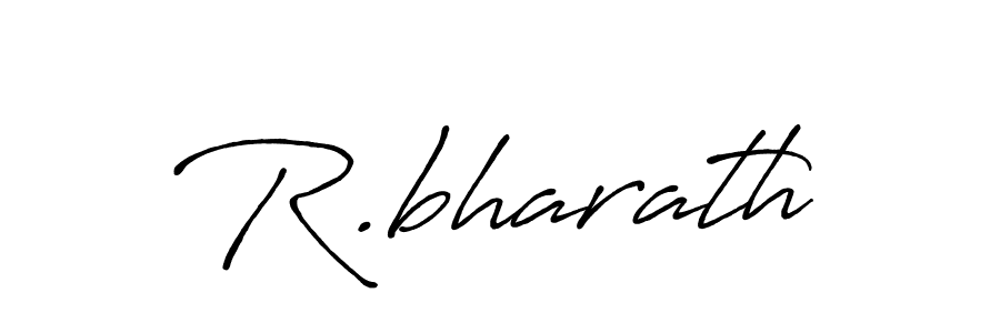 The best way (Antro_Vectra_Bolder) to make a short signature is to pick only two or three words in your name. The name R.bharath include a total of six letters. For converting this name. R.bharath signature style 7 images and pictures png