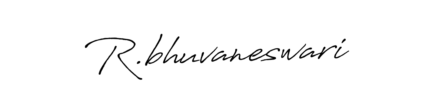 Design your own signature with our free online signature maker. With this signature software, you can create a handwritten (Antro_Vectra_Bolder) signature for name R.bhuvaneswari. R.bhuvaneswari signature style 7 images and pictures png