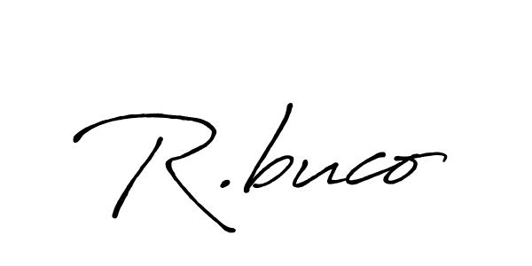 R.buco stylish signature style. Best Handwritten Sign (Antro_Vectra_Bolder) for my name. Handwritten Signature Collection Ideas for my name R.buco. R.buco signature style 7 images and pictures png