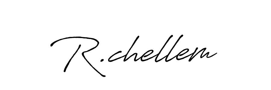 How to make R.chellem name signature. Use Antro_Vectra_Bolder style for creating short signs online. This is the latest handwritten sign. R.chellem signature style 7 images and pictures png