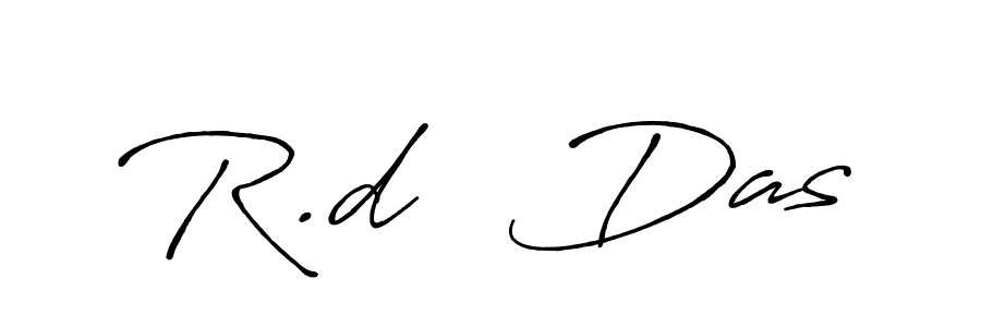 You should practise on your own different ways (Antro_Vectra_Bolder) to write your name (R.d   Das) in signature. don't let someone else do it for you. R.d   Das signature style 7 images and pictures png