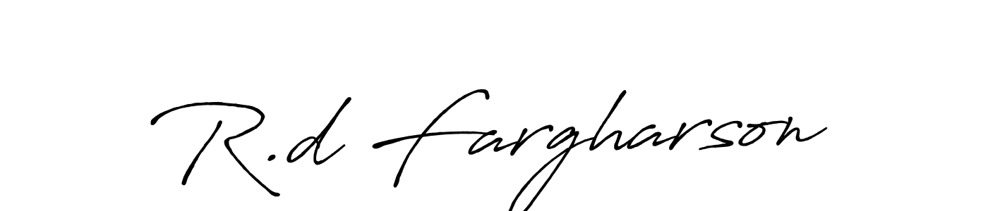 How to Draw R.d Fargharson signature style? Antro_Vectra_Bolder is a latest design signature styles for name R.d Fargharson. R.d Fargharson signature style 7 images and pictures png