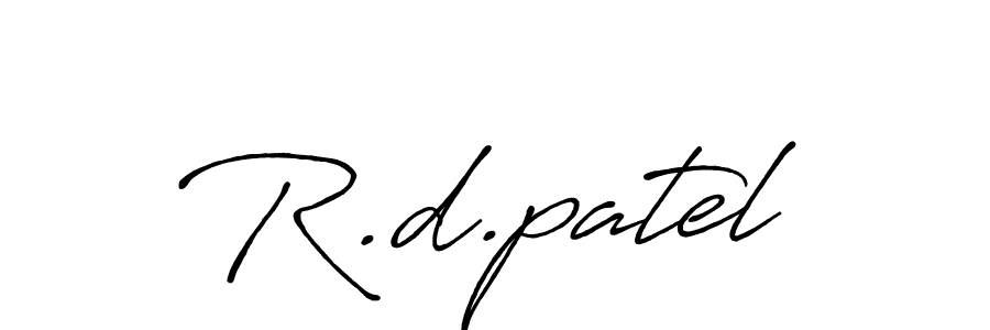 This is the best signature style for the R.d.patel name. Also you like these signature font (Antro_Vectra_Bolder). Mix name signature. R.d.patel signature style 7 images and pictures png