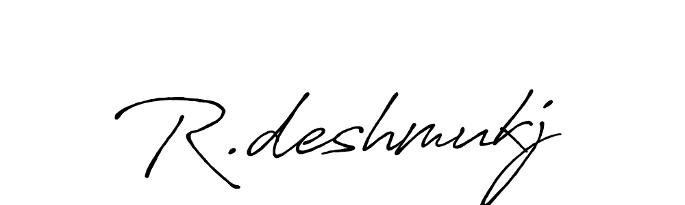 Antro_Vectra_Bolder is a professional signature style that is perfect for those who want to add a touch of class to their signature. It is also a great choice for those who want to make their signature more unique. Get R.deshmukj name to fancy signature for free. R.deshmukj signature style 7 images and pictures png