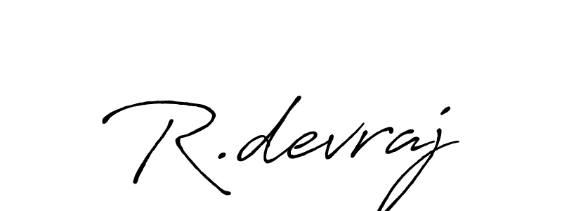 Once you've used our free online signature maker to create your best signature Antro_Vectra_Bolder style, it's time to enjoy all of the benefits that R.devraj name signing documents. R.devraj signature style 7 images and pictures png