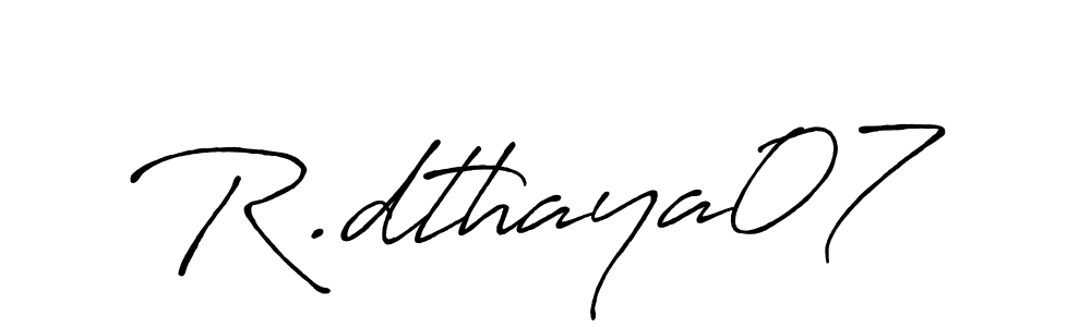 R.dthaya07 stylish signature style. Best Handwritten Sign (Antro_Vectra_Bolder) for my name. Handwritten Signature Collection Ideas for my name R.dthaya07. R.dthaya07 signature style 7 images and pictures png