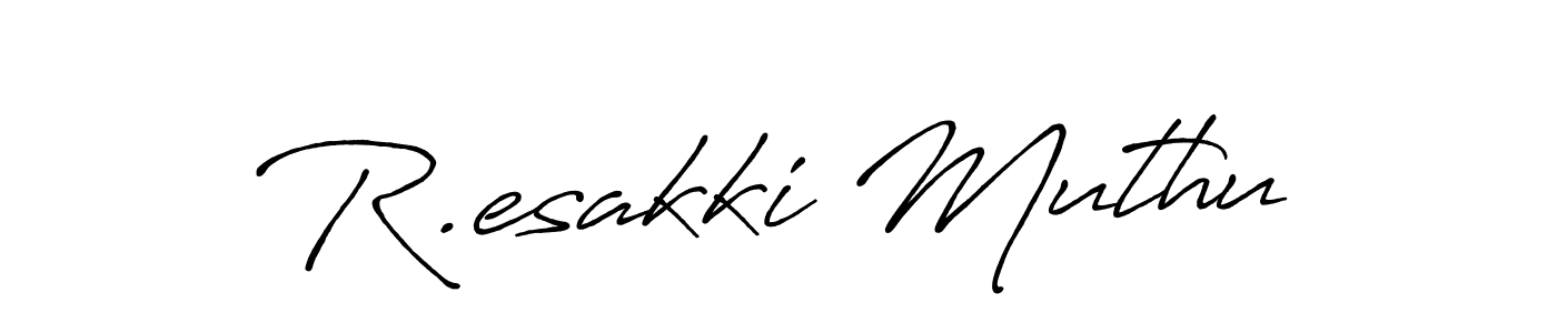 This is the best signature style for the R.esakki Muthu name. Also you like these signature font (Antro_Vectra_Bolder). Mix name signature. R.esakki Muthu signature style 7 images and pictures png