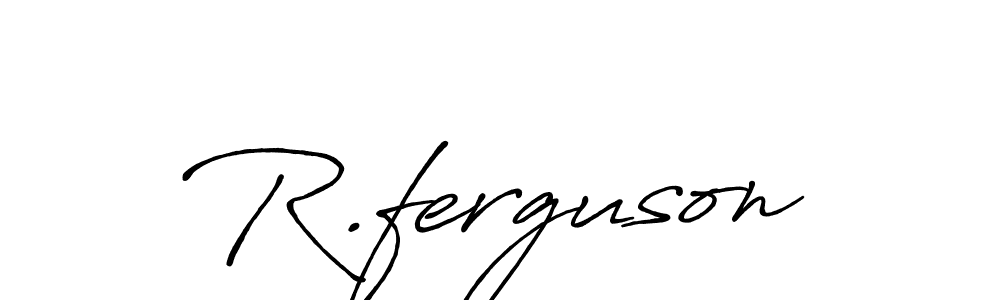 This is the best signature style for the R.ferguson name. Also you like these signature font (Antro_Vectra_Bolder). Mix name signature. R.ferguson signature style 7 images and pictures png