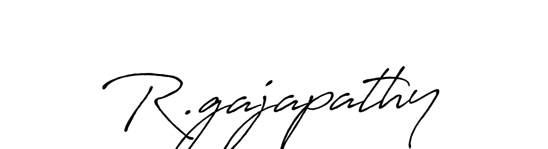 How to make R.gajapathy signature? Antro_Vectra_Bolder is a professional autograph style. Create handwritten signature for R.gajapathy name. R.gajapathy signature style 7 images and pictures png