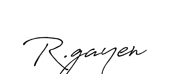 Make a beautiful signature design for name R.gayen. With this signature (Antro_Vectra_Bolder) style, you can create a handwritten signature for free. R.gayen signature style 7 images and pictures png