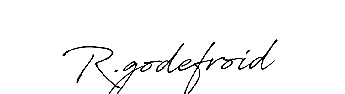 Also we have R.godefroid name is the best signature style. Create professional handwritten signature collection using Antro_Vectra_Bolder autograph style. R.godefroid signature style 7 images and pictures png