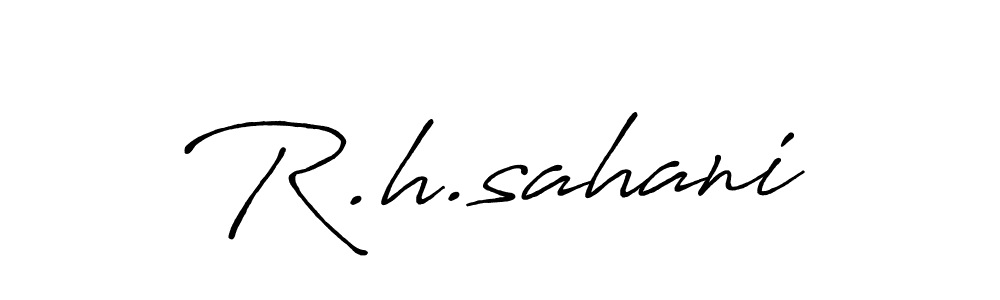 How to Draw R.h.sahani signature style? Antro_Vectra_Bolder is a latest design signature styles for name R.h.sahani. R.h.sahani signature style 7 images and pictures png