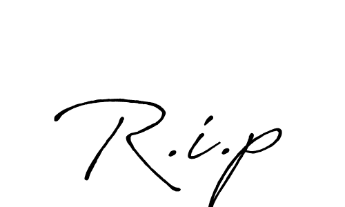 You should practise on your own different ways (Antro_Vectra_Bolder) to write your name (R.i.p) in signature. don't let someone else do it for you. R.i.p signature style 7 images and pictures png