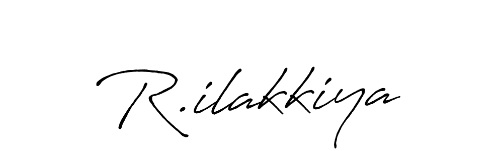 if you are searching for the best signature style for your name R.ilakkiya. so please give up your signature search. here we have designed multiple signature styles  using Antro_Vectra_Bolder. R.ilakkiya signature style 7 images and pictures png
