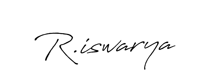 How to make R.iswarya signature? Antro_Vectra_Bolder is a professional autograph style. Create handwritten signature for R.iswarya name. R.iswarya signature style 7 images and pictures png