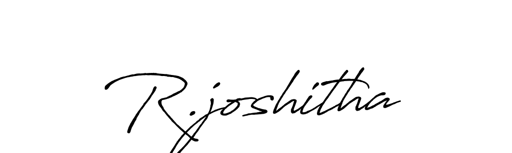 How to make R.joshitha signature? Antro_Vectra_Bolder is a professional autograph style. Create handwritten signature for R.joshitha name. R.joshitha signature style 7 images and pictures png