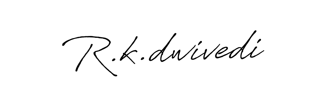 Create a beautiful signature design for name R.k.dwivedi. With this signature (Antro_Vectra_Bolder) fonts, you can make a handwritten signature for free. R.k.dwivedi signature style 7 images and pictures png