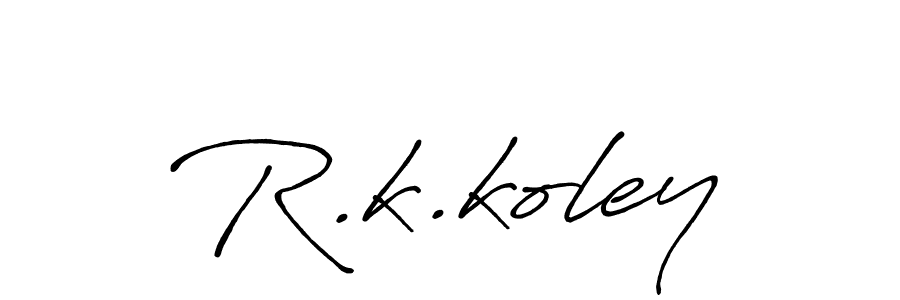 This is the best signature style for the R.k.koley name. Also you like these signature font (Antro_Vectra_Bolder). Mix name signature. R.k.koley signature style 7 images and pictures png