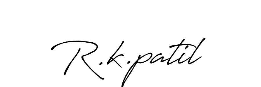 if you are searching for the best signature style for your name R.k.patil. so please give up your signature search. here we have designed multiple signature styles  using Antro_Vectra_Bolder. R.k.patil signature style 7 images and pictures png