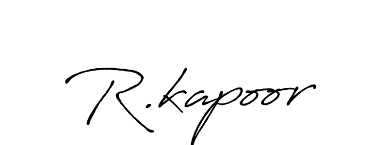 Also we have R.kapoor name is the best signature style. Create professional handwritten signature collection using Antro_Vectra_Bolder autograph style. R.kapoor signature style 7 images and pictures png