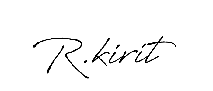 R.kirit stylish signature style. Best Handwritten Sign (Antro_Vectra_Bolder) for my name. Handwritten Signature Collection Ideas for my name R.kirit. R.kirit signature style 7 images and pictures png