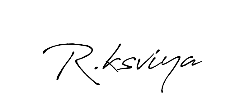 This is the best signature style for the R.ksviya name. Also you like these signature font (Antro_Vectra_Bolder). Mix name signature. R.ksviya signature style 7 images and pictures png