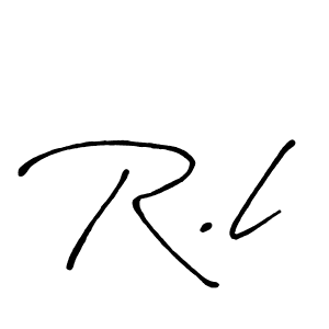 Similarly Antro_Vectra_Bolder is the best handwritten signature design. Signature creator online .You can use it as an online autograph creator for name R.l. R.l signature style 7 images and pictures png