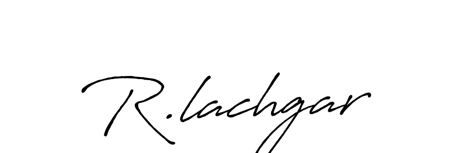 if you are searching for the best signature style for your name R.lachgar. so please give up your signature search. here we have designed multiple signature styles  using Antro_Vectra_Bolder. R.lachgar signature style 7 images and pictures png