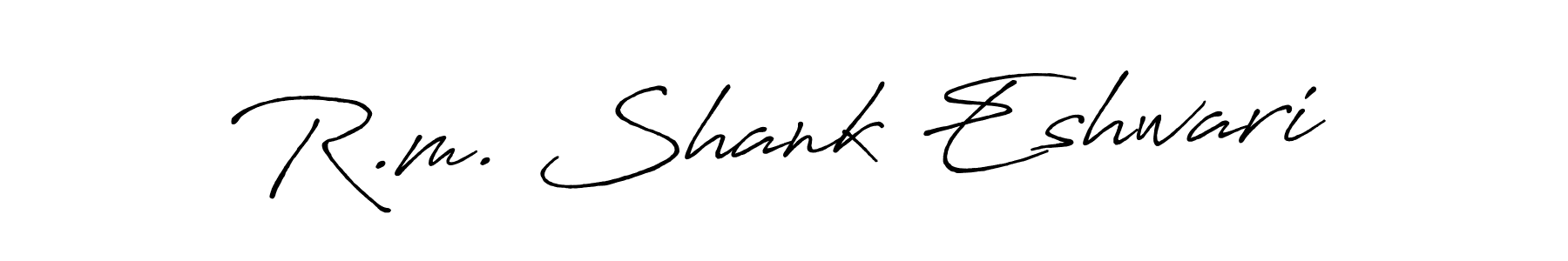 Make a short R.m. Shank Eshwari signature style. Manage your documents anywhere anytime using Antro_Vectra_Bolder. Create and add eSignatures, submit forms, share and send files easily. R.m. Shank Eshwari signature style 7 images and pictures png
