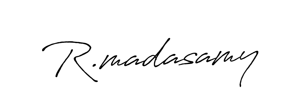 You should practise on your own different ways (Antro_Vectra_Bolder) to write your name (R.madasamy) in signature. don't let someone else do it for you. R.madasamy signature style 7 images and pictures png