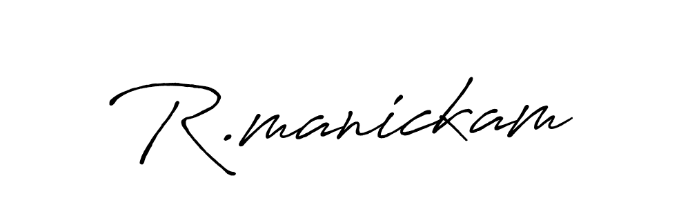 How to make R.manickam signature? Antro_Vectra_Bolder is a professional autograph style. Create handwritten signature for R.manickam name. R.manickam signature style 7 images and pictures png