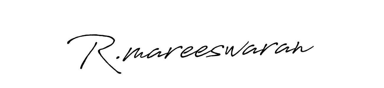 How to make R.mareeswaran signature? Antro_Vectra_Bolder is a professional autograph style. Create handwritten signature for R.mareeswaran name. R.mareeswaran signature style 7 images and pictures png