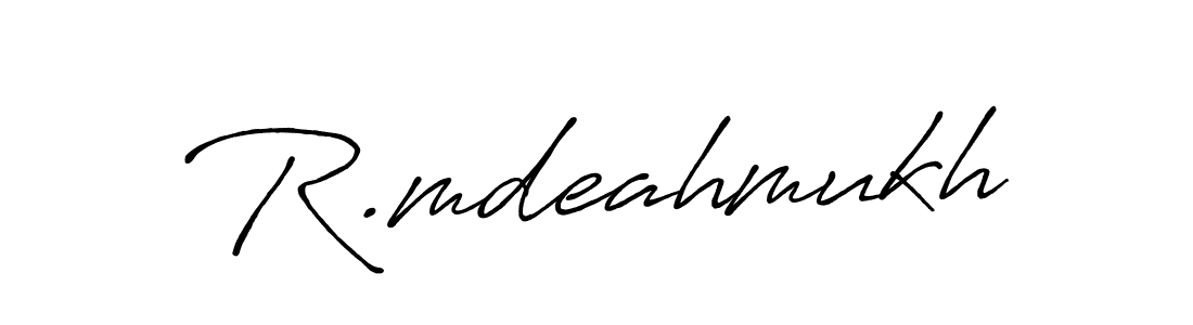 Here are the top 10 professional signature styles for the name R.mdeahmukh. These are the best autograph styles you can use for your name. R.mdeahmukh signature style 7 images and pictures png