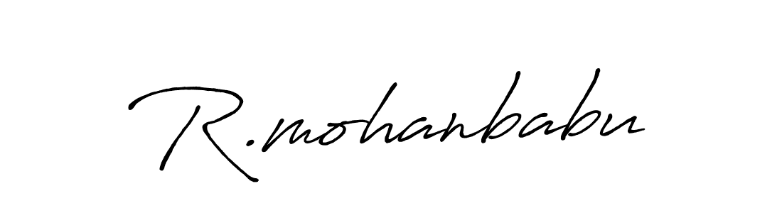 You can use this online signature creator to create a handwritten signature for the name R.mohanbabu. This is the best online autograph maker. R.mohanbabu signature style 7 images and pictures png