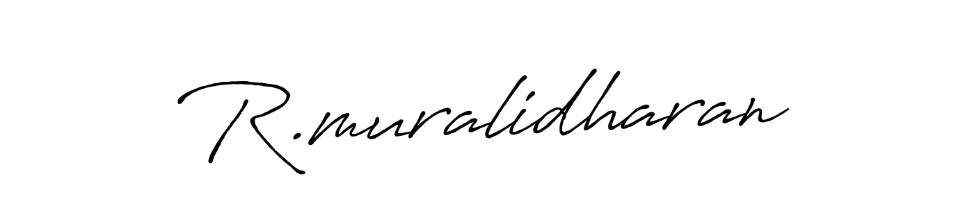 Make a short R.muralidharan signature style. Manage your documents anywhere anytime using Antro_Vectra_Bolder. Create and add eSignatures, submit forms, share and send files easily. R.muralidharan signature style 7 images and pictures png