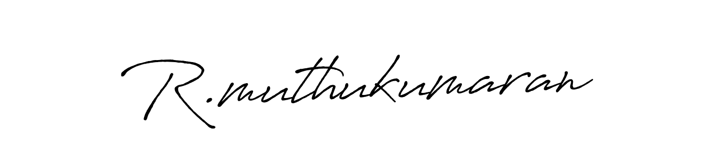 Make a beautiful signature design for name R.muthukumaran. With this signature (Antro_Vectra_Bolder) style, you can create a handwritten signature for free. R.muthukumaran signature style 7 images and pictures png
