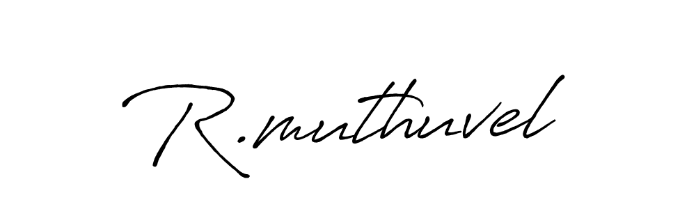 Antro_Vectra_Bolder is a professional signature style that is perfect for those who want to add a touch of class to their signature. It is also a great choice for those who want to make their signature more unique. Get R.muthuvel name to fancy signature for free. R.muthuvel signature style 7 images and pictures png