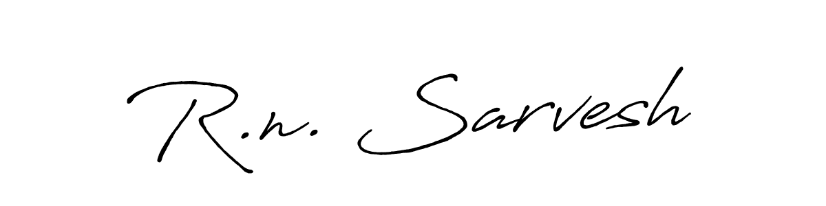 Here are the top 10 professional signature styles for the name R.n. Sarvesh. These are the best autograph styles you can use for your name. R.n. Sarvesh signature style 7 images and pictures png