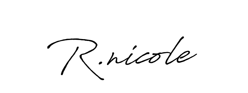 You can use this online signature creator to create a handwritten signature for the name R.nicole. This is the best online autograph maker. R.nicole signature style 7 images and pictures png