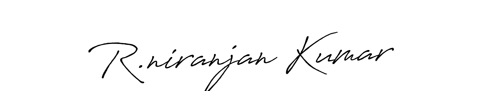Design your own signature with our free online signature maker. With this signature software, you can create a handwritten (Antro_Vectra_Bolder) signature for name R.niranjan Kumar. R.niranjan Kumar signature style 7 images and pictures png