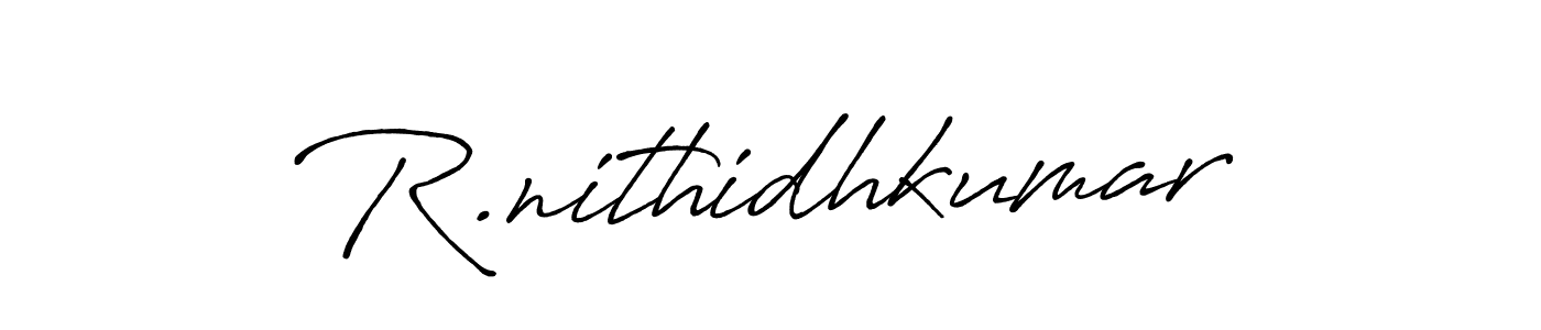 if you are searching for the best signature style for your name R.nithidhkumar. so please give up your signature search. here we have designed multiple signature styles  using Antro_Vectra_Bolder. R.nithidhkumar signature style 7 images and pictures png