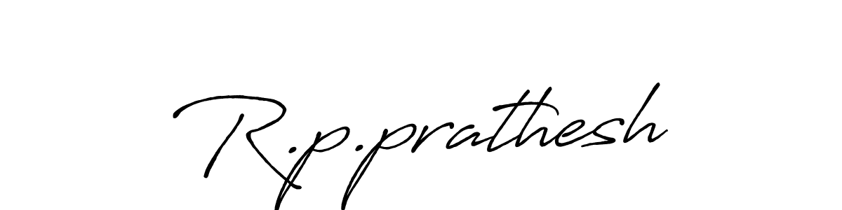 The best way (Antro_Vectra_Bolder) to make a short signature is to pick only two or three words in your name. The name R.p.prathesh include a total of six letters. For converting this name. R.p.prathesh signature style 7 images and pictures png